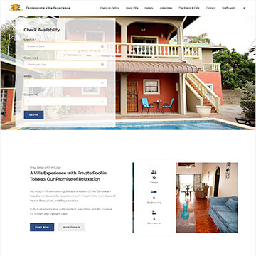 Website Design - Cornerstone Tobago