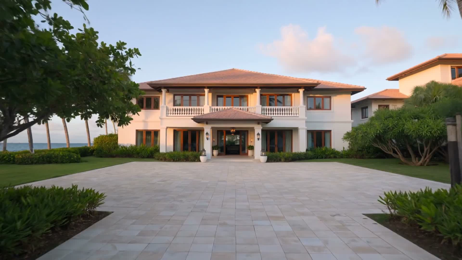 Guest arriving at a Caribbean guesthouse